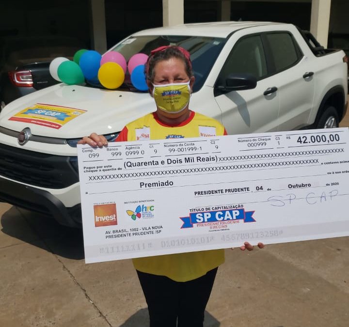 Moradora de Indiana ganha uma Fiat Toro mais 42 mil reais em dinheiro