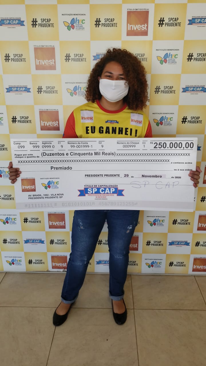 Moradora de Araçatuba ganha 250 mil no SP Cap e vai realizar o sonho da casa própria