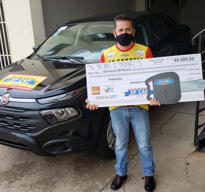 Morador de Dracena ganha uma Fiat Toro mais R$ 40 mil no SP Cap