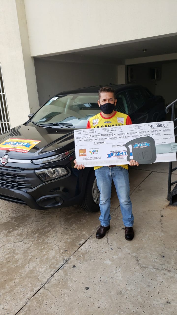 Morador de Dracena ganha uma Fiat Toro mais R$ 40 mil no SP Cap