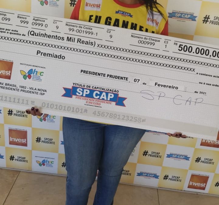Moradora de Presidente Prudente ganha sozinha o prêmio de meio milhão de reais