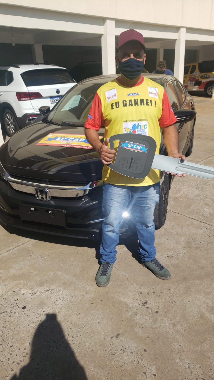 Morador de Birigui divide um Honda Civic zero quilômetro no sorteio do SP Cap