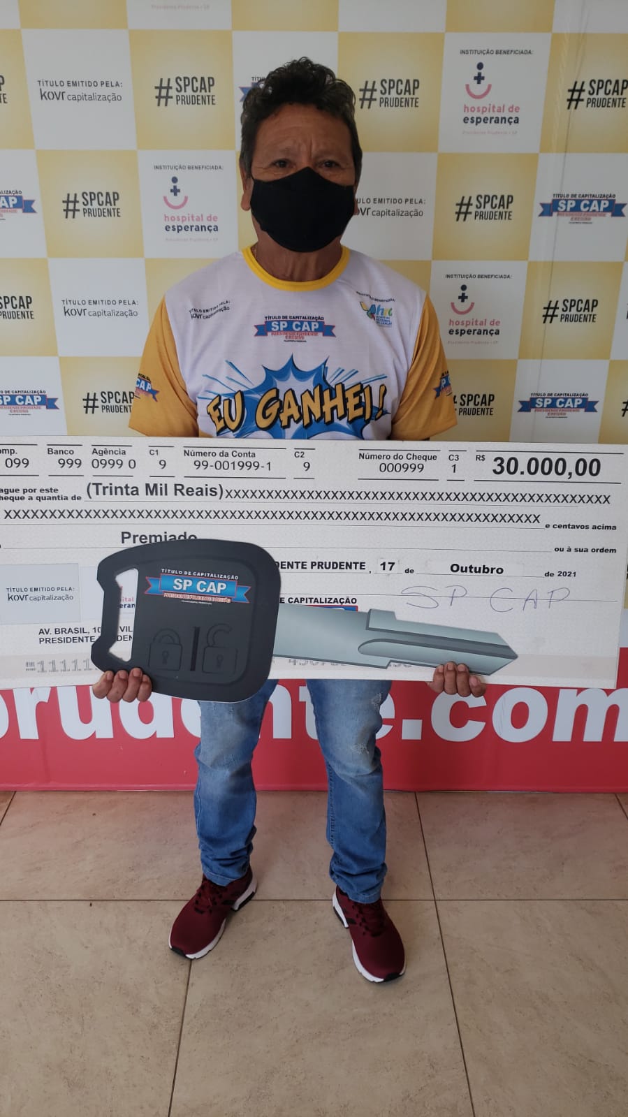 Morador de Andradina dividiu Honda Civic mais 30 mil reais do SP Cap